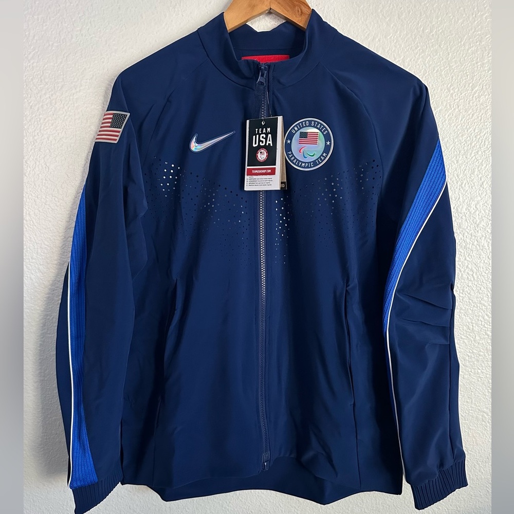 Nike Olympics Dri-Fit ADV Team USA Paralympic Team Jacket Athletic Women’s Sizes